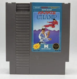 Nintendo NES Karate Champ Tested Working Authentic Data East 1986 Game Cartridge - Picture 1 of 4