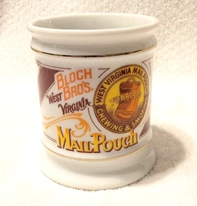 Postbeutel Tabakbecher Werbung Porzellan The Corner Store Japan Vintage 1982 - Bild 1 von 7