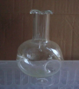 Bubble Bud Vase Small Clear Glass/Plastic - Picture 1 of 5