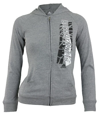 Adidas NBA Jóvenes Niñas Brooklyn Nets All Net Tri-Blend Sudadera con Capucha, Gris Foto 1 de 2