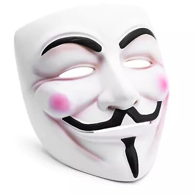 ANONYMOX Guy Fawkes Maske Anonymous Vendetta Halloween Feier Fasching Karneval - Bild 1 von 2