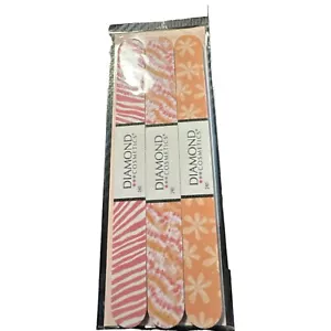 Diamond Cosmetics Confezione da 3 lime per unghie Peachy Keen nuove - Foto 1 di 2