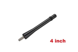 4 inch " Short Black Aluminum Antenna Mast AM/FM for PONTIAC MONTANA 2002-2005 - Picture 1 of 4