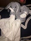 X2 Purebaby White Greg Bunny Rabbit Baby Comforter Blanket Soft Plush Toy