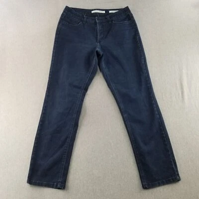 Jones New York Jeans Women's Size 12 Blue Dark Wash Bryant Park Slim Stretch     - Image 1 of 4