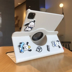 3D Pochacco Dog 360° Rotating Stand Leather Cover Suitable for Apple IPad Case - Picture 1 of 10