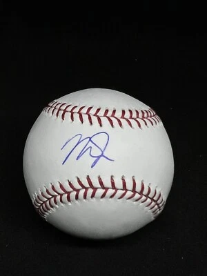 LOS ANGELES ANGELS MIKE TROUT SIGNED BASEBALL JSA COA AUTOGRAPH AUTHENTIC MLB - Image 1 of 3