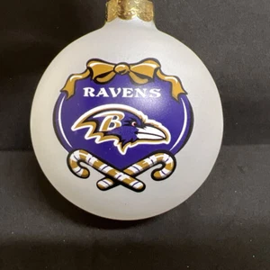 Baltimore Ravens Glass Ornament Sports Collectors Series - Picture 1 of 9