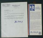 1959-82 New Jersey Senator Harrison Williams autographed letter & photo set-----