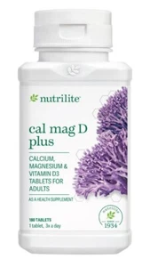 180 Tablets Amway Nutrilite Cal Mag D Plus + Tracking - Picture 1 of 3