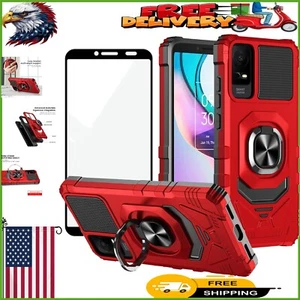 Shockproof TCL ION Case with Screen Protector & Rotating Kickstand - Red Color - Picture 1 of 8