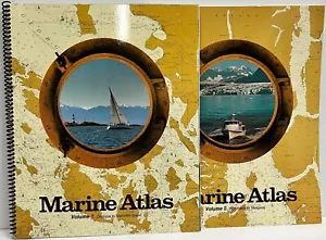 MARINE ATLAS VOL 1 QYMPIA TO MALCOLM ISLAND-VOL 2 PORT HARDY TO SKAGWAY - Picture 1 of 4