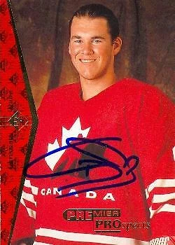 Christian Dube autographed Hockey Card (Team Canada) 1995 Upper Deck SP #179 - Image 1 of 1