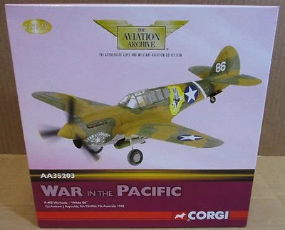 Corgi P-40E Warhawk Aircraft “White 86” Andrew Reynolds Australia Die-Cast 1:72 - Image 1 of 4
