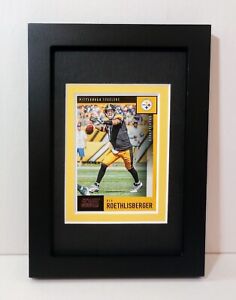 Ben Roethlisberger Pittsburgh Steelers Display Custom Frame Football Card Plaque