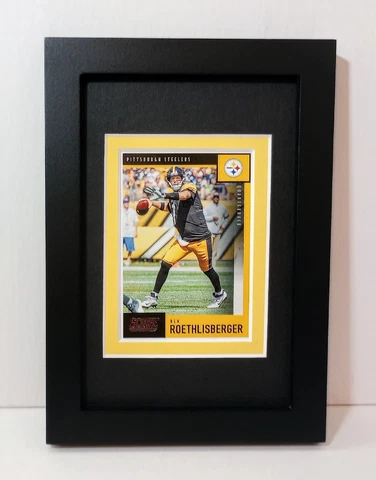 Ben Roethlisberger Pittsburgh Steelers Display Custom Frame Football Card Plaque Cover