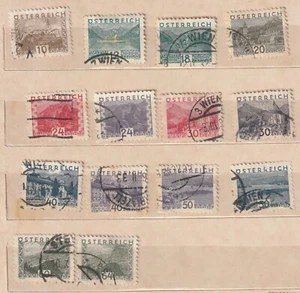 AUSTRIA, 1932, MI. 53-543, JUEGO COMPLETO, USADO - Imagen 1 de 1