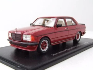 Mercedes 280 E AMG W123 1980 Rosso Metallico Modellino 1:43 Neo Scale Models - Foto 1 di 9