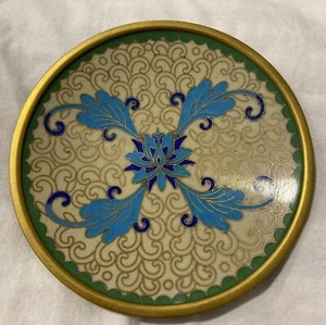 Vintage Chinese Cloisonné Enamel Ring Dish - Picture 1 of 6