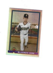 2021 Bowman Chrome '91 Bowman Refractors #91BMG MacKenzie Gore PADRES - Picture 1 of 1