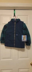 Bass Creek Outfitters Boys Jacket Size 8 In Blue/Green with Hood - Picture 1 of 4