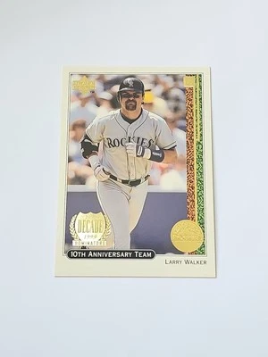 1999 Upper Deck 10th Anniversary Team #X29 Larry Walker Rockies - Image 1 of 2