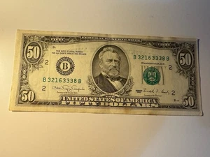 United States 50 Dollars 1990 Circulated Note - Picture 1 of 2