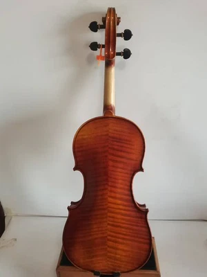 4/4 violin Guarneri Model Flamed maple back spruce top hand Antique Style K2873 - Image 1 of 4