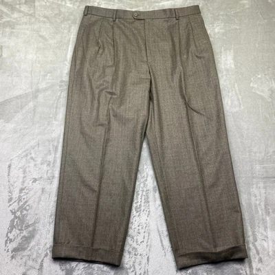Zanella Bennett Vitale Barberis Canonico Wool Trouser Men Sz 40 Italy Super 120s - Image 1 of 4