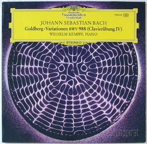 WILHELM KEMPFF BACH GOLDBERG VARIATIONS BWV 988 DGG ED.1 STEREO 139455 NM - Picture 1 of 3
