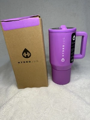 Hydrojug Shiny Neon Pulse Purple Traveler 20oz Limited Bottle Cup New IN HAND - Image 1 of 4