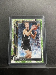 2025-26 Topps Holiday Danny Wolf #H187 Plaid Rookie Brooklyn Nets - Picture 1 of 2