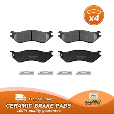 Rear Ceramic Brake Pads for 2004 2005 2006 2007 2008 Dodge Ram 2500 3500 4000 - Image 1 of 4