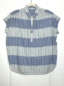 Madewell Central Drapey Popover Hemd Gr. S Delray kariert Oversized 100% Baumwolle - Bild 1 von 6