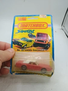 Matchbox Superfast Nr. 28 Lincoln Continental mit Originalkarton Open Box - Bild 1 von 7