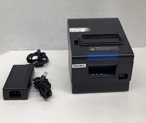 Impresora térmica POS de recibos MUNBYN 3 1/8"" 80 mm con cortador automático Puerto USB COM LAN - Imagen 1 de 12