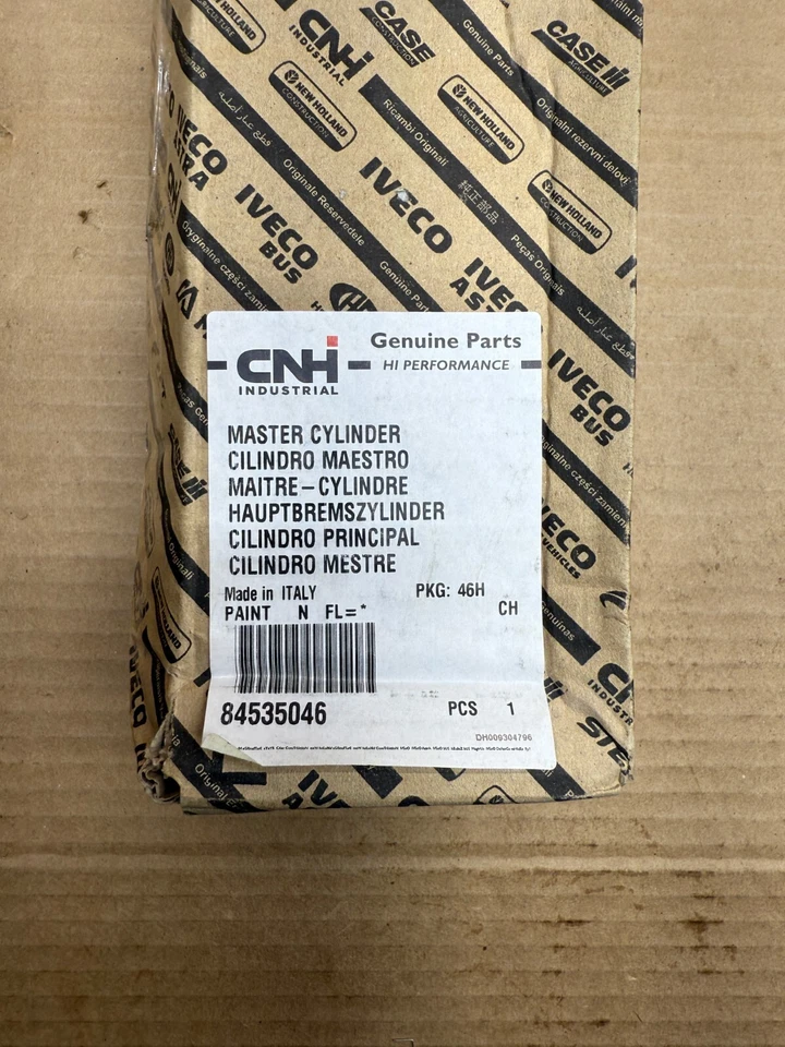 Cilindro maestro de freno diferencial CNH 84535046 genuino Foto 1 de 4