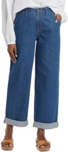 Universal Thread Women's High-Rise Relaxed Straight Jeans Dark Wash 4/27R NEW - Picture 1 of 2