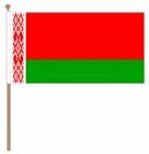 Pack Of 12 Belarus (9" X 6") Hand Waving Flags