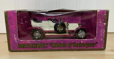 MATCHBOX LESNEY MODELS OF YESTERYEAR #Y-10 1906 ROLLS ROYCE SILVER GHOST, BOXED - Image 1 of 4