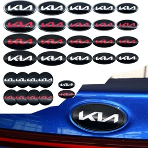 Car Front Emblem Rear Trunk Badge Steering Wheel Sticker for KIA K2 K3 K5 Cerato - Picture 1 of 31