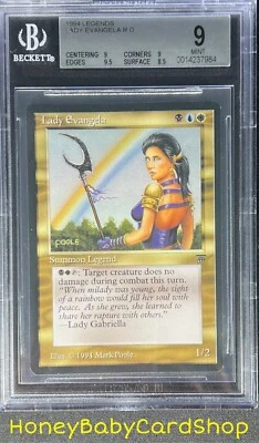 MTG Legends 1994 Lady Evangela BGS 9.0 MINT Old School 93/94 - Image 1 of 4