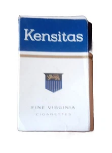 Vintage Empty Box 10 Kensitas Fine Virginia Cigarettes - Picture 1 of 4