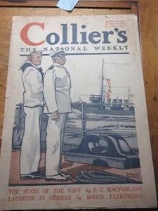 3/31/17 COLLIERS MAGAZINE Hamlin Garland SON MIDDLE BOARDER BOOTH TARKINGTON ART - Picture 1 of 9