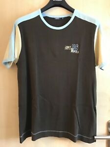 Cooles T- Shirt von MEXX Größe XXL Farbe Braun mit Hellblau und Beige wie neu 