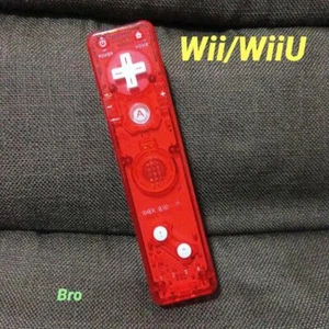 Nintendo Wii WiiU Remote Control Red Rock Candy wireless controller used tested - Picture 1 of 12