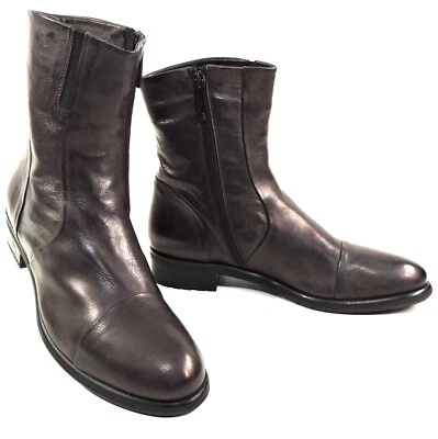 BOTÍN BALDININI 🇮🇹 MUJER MARRÓN CUERO SUAVE FORRO PIEL CORDERO Foto 1 de 4