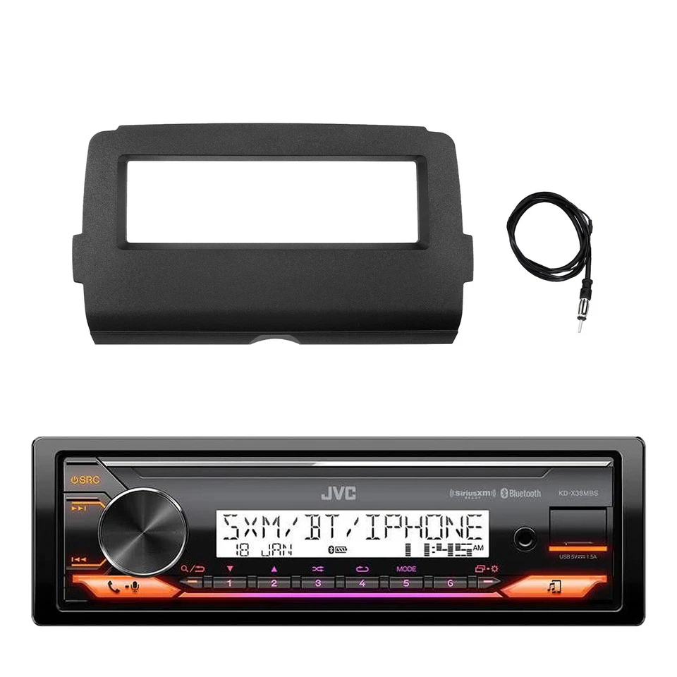 Receptor Bluetooth JVC Marine, Kit de instalación Harley Batwing 2014-UP, antena Foto 1 de 4