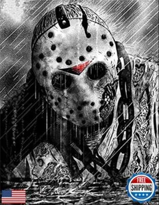 Generic DIYPAINTING 5D Diamond Art Painting by Number Kits Horror Movie Hallo - Picture 1 of 5
