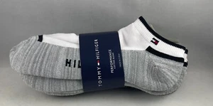 TOMMY HILFIGER Women's Cushion Low Cut Socks 4 Pairs Size 7-9 Grey Assorted - Picture 1 of 4